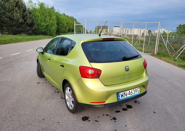 Seat Ibiza cena 15000 przebieg: 131034, rok produkcji 2009 z Warszawa małe 121